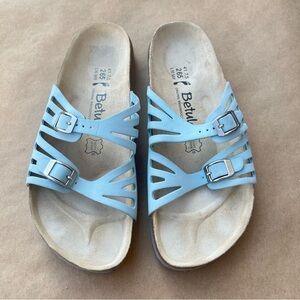 BETULA BIRKENSTOCK GRACE LIGHT BLUE SANDAL Size 10